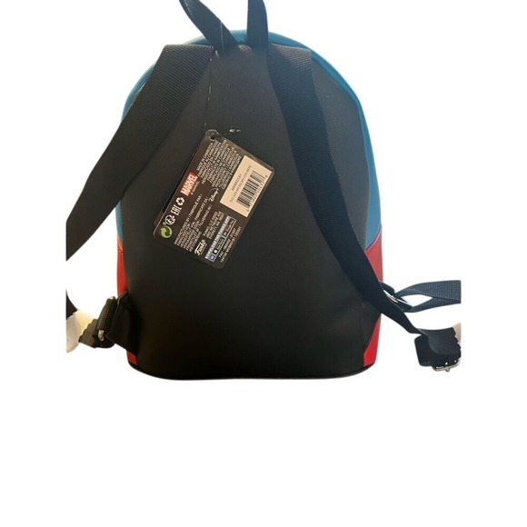 Marvel Ms. Marvel Funko Mini Backpack Blue Geometric Design Collector's Edition - Picture 6 of 7